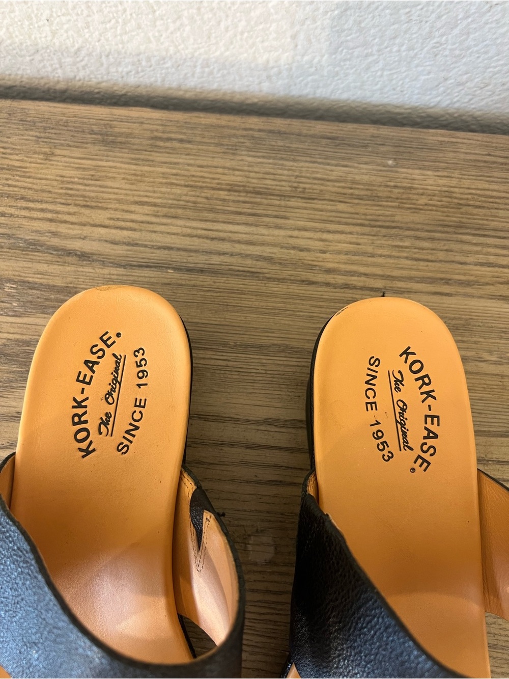 Kork-Ease Kane black Leather Slide Sandals Sz 10 casual comfort minimalist - Picture 7 of 10